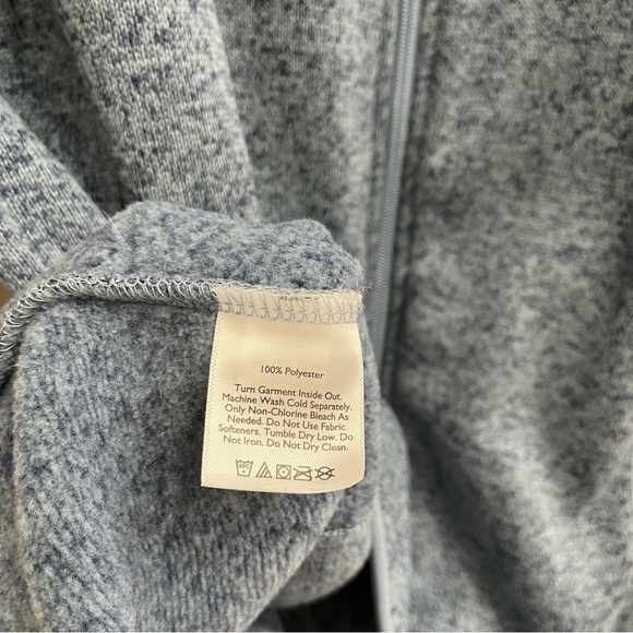 Eddie Bauer Radiator Fleece full zip jacket woman’s plus size 2XL gray/blue - Picture 9 of 9